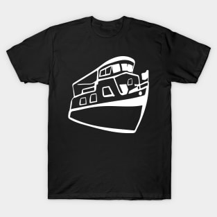 Ship boat steamer freighter watercraft Kiel T-Shirt